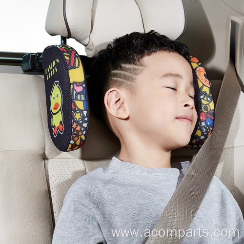 Car Pillow Set Head Memory Foam Neck Pillow